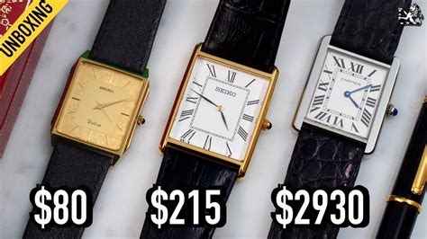 dupe for cartier tank watch|cheap alternative to cartier tank.